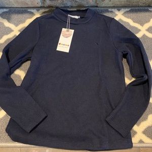 Kidichic boys size 10 dark blue turtleneck sweater
